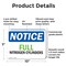 Signmission Full Nitrogen Cylinders OSHA Notice Sign, Plastic, 10in W x 7in L, 2PK OS-2PACK-NS-P-710-L-15739 - alternate 4